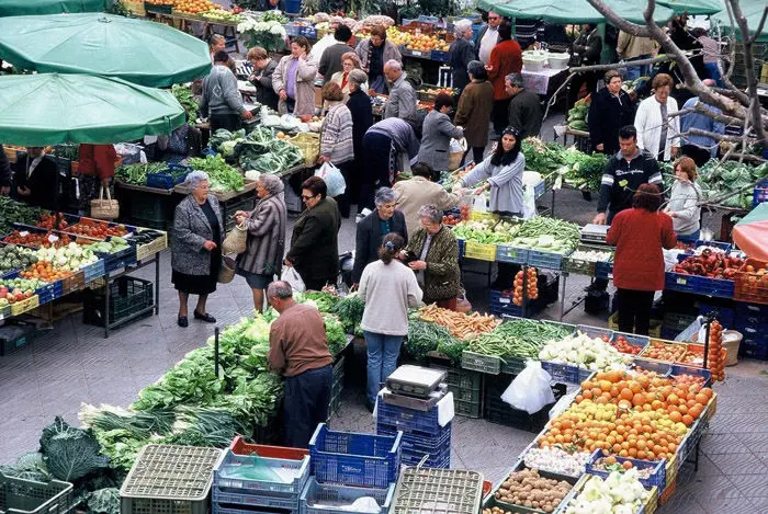 Besuch in Llucmajor - Markt