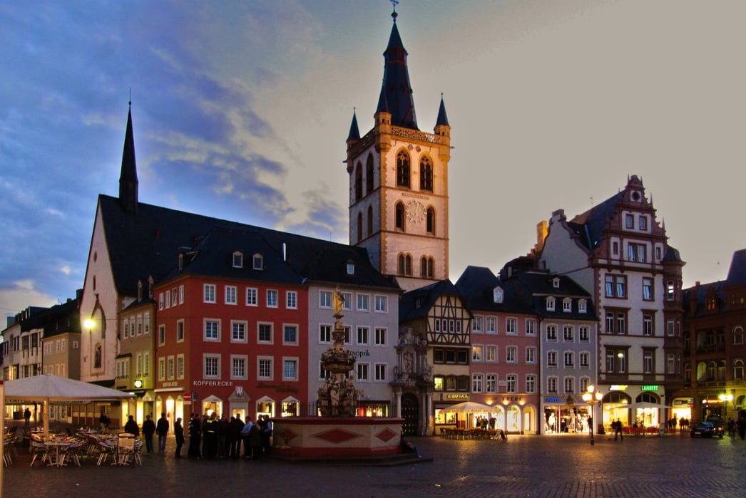 5. Trier Audioguide. Der Marktplatz von Trier.