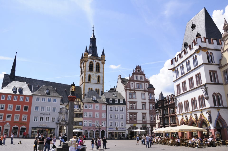 5. Trier Audioguide. Der Marktplatz von Trier.