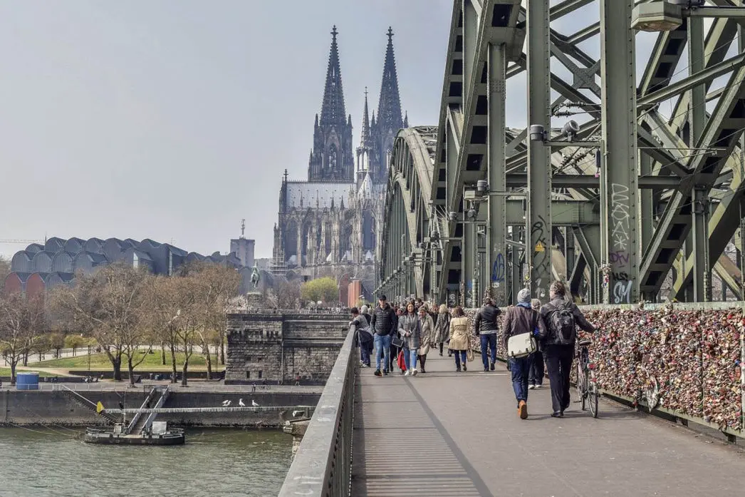 Audioguide von Köln - Liebesschlösser an der Hohenzollernbrücke