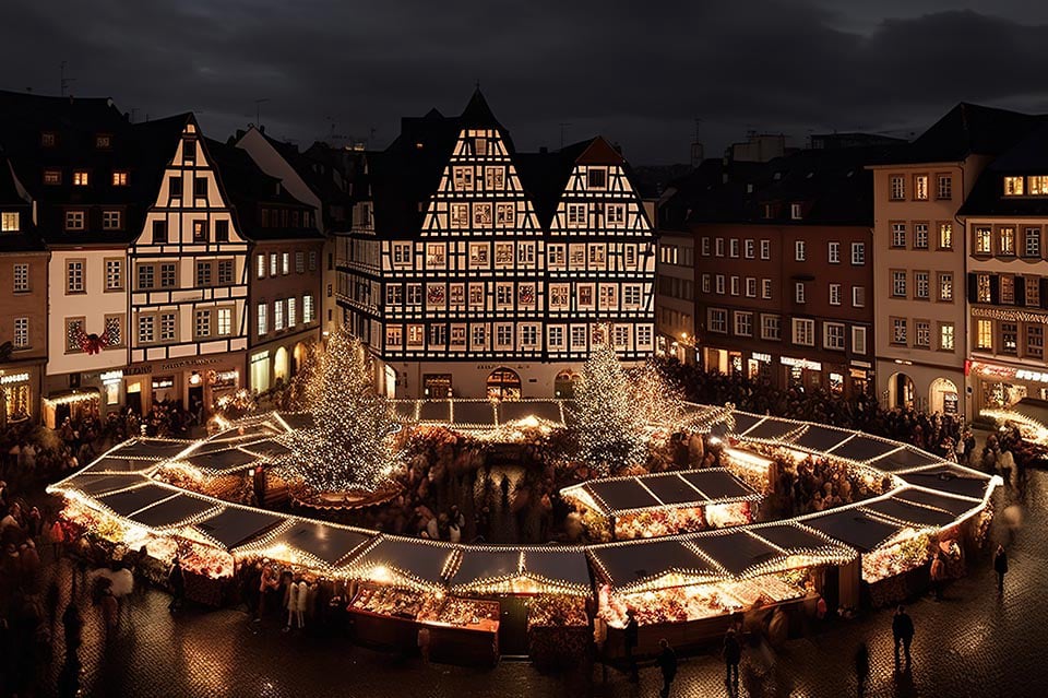 Audioguide Frankfurt - Der Römerberg (Der Weihnachtsmarkt)